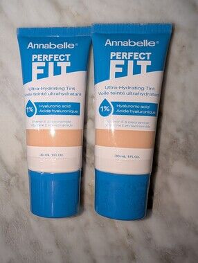 🆕 Annabelle Perfect Fit Ultra-Hydrating Tint - Fair - 2 x 30 mL 1 Fl Oz Sealed